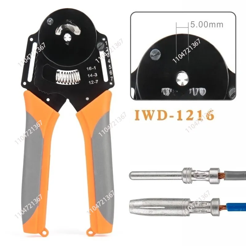 

Подходит для обжимного зажима для разъема IWD-12 IWD-16 IWD-20, автомобильного клеммного зажима.