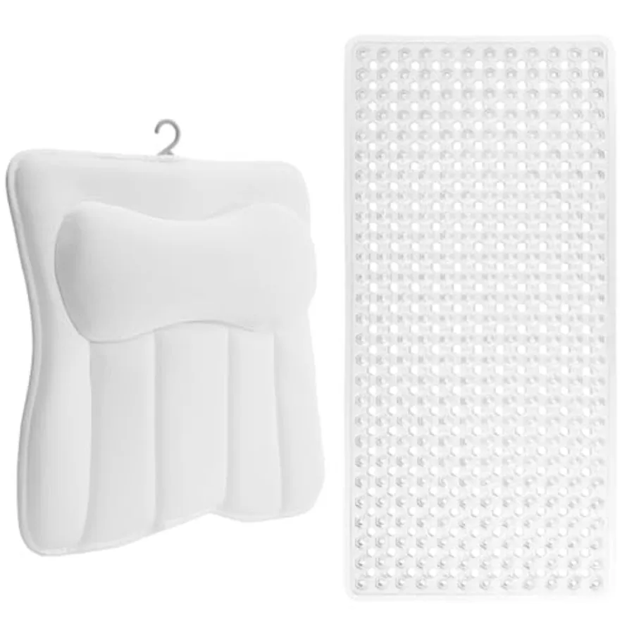 

Mes at Pillow for Tu and Patented at Tu Sower Mat Pillow Size 16.5 x 16.1 ack Support Mat Size 35x16 Drain oles to Keep Tus Cle