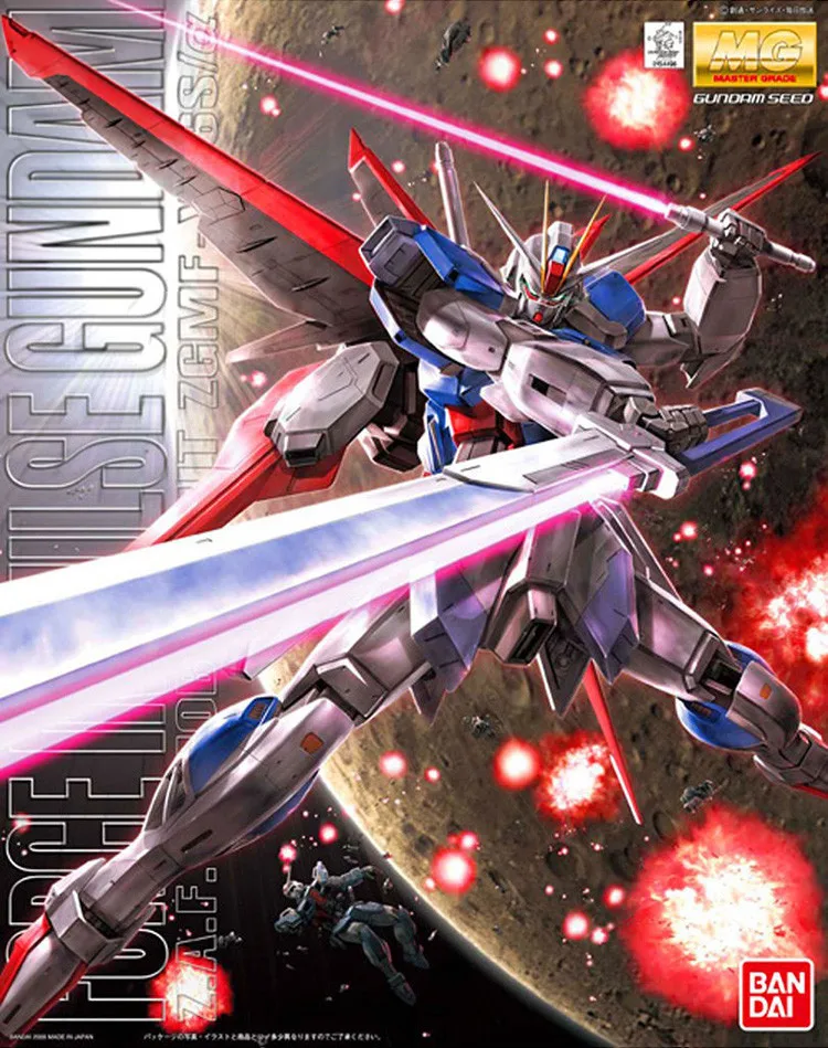 [In Stock] Original Genuine Bandai Anime FORCE IMPULSE GUNDAM MG 1/100 Assembly Model Toys Action Figure Gifts Collectible