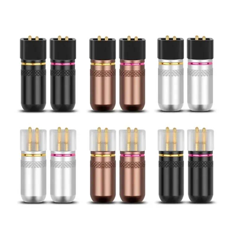 Audiophile 0.78mm Earphone Plug Adapter For UE18PRO UE11PRO 7PRO Headphone Cable Copper Gold Plated 2 Pins Audio Jack Connectors view 6