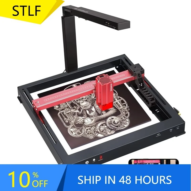 

Xiangyin A24 PRO X24 PRO Engraving Machine 120W With AC2 Lightburn Wireless 24W Output Engraver Fre