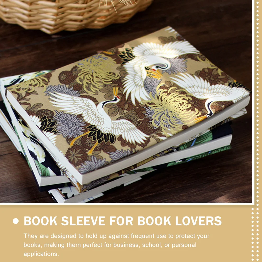 Adjustable Book Jacket Protection Sleeve Convenient Cover Sleeves for Fashion Decorative Protector
