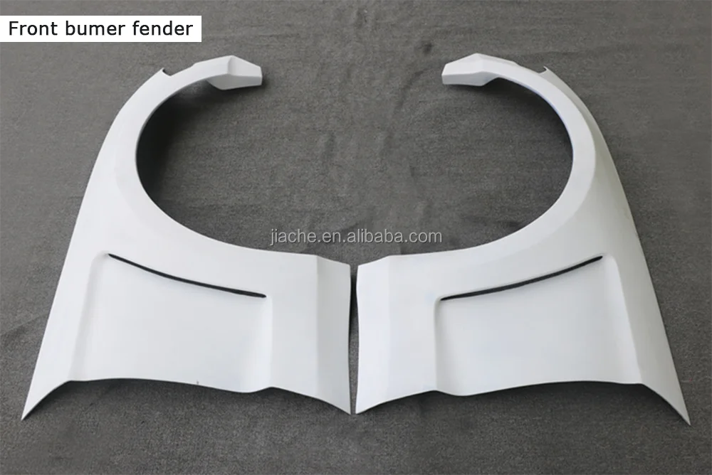 Fiber Glass Unpainted Front Rear Wide Body Kits Fender Wheel Cover for Ford Mustang Coupe Convertible 2 Door 2018 up Car Styling