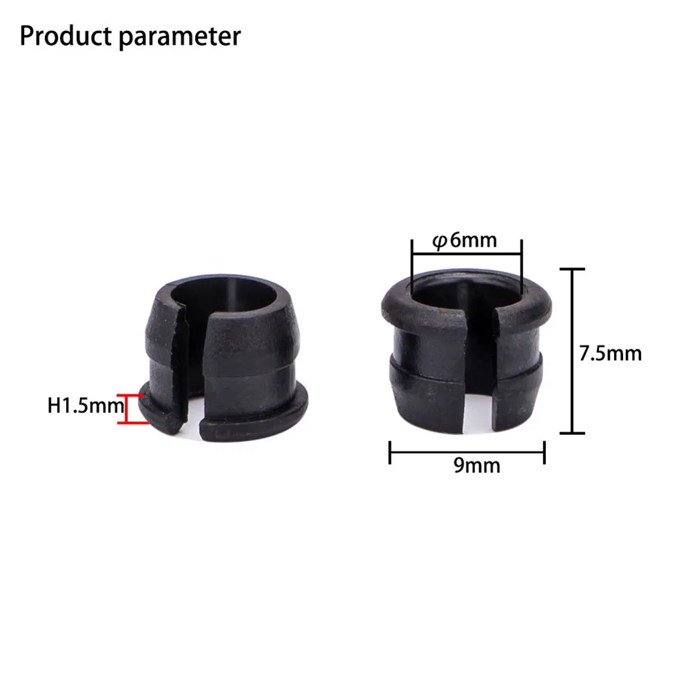 4pcs-40pcs Bicycle Valve Hole Adapter To Reduce Casing Rim Rubber Plug Valve Conversion Sleeve For AV To FV PRESTA-TO-SCHRADER