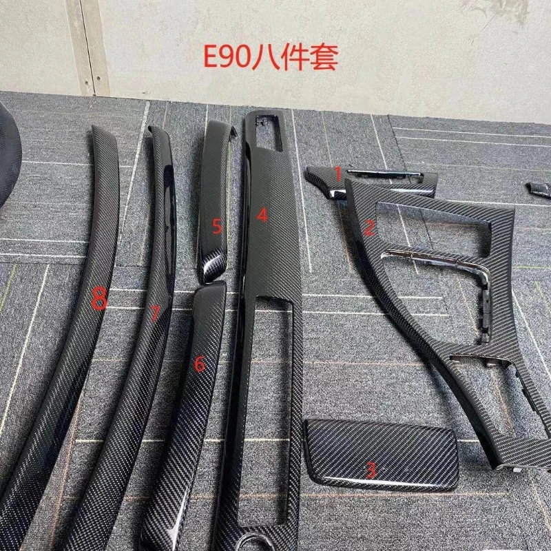 

For BMW 3 Series E90 2005-2012 carbon fiber car interior dashboard center console decorative panel replacement car accessories