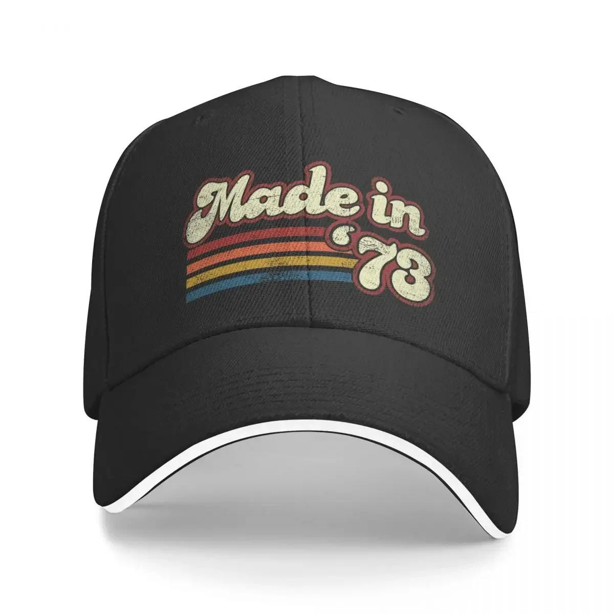 

Vintage 1973 48th Birthday Made in 1973 Born in 1973 Baseball Cap Golf Wear Dropshipping Golf Vintage Men's Women's