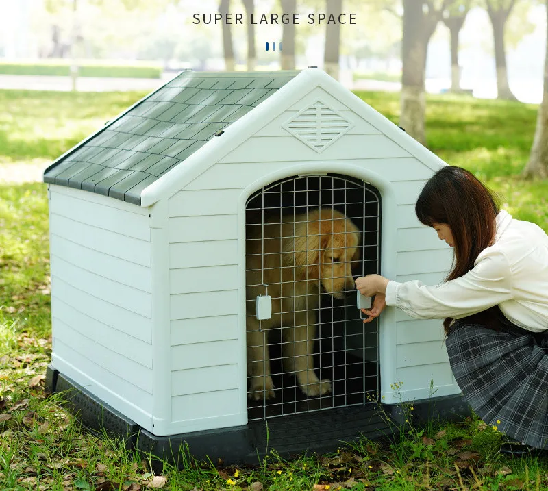 

Large and Small Dog House Outdoor Pet Villa Dog House Breathable Winter Golden Retriever All Seasons Dog Cage