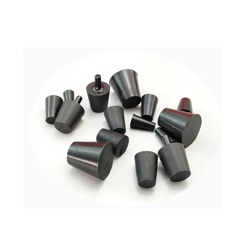 Black Conical Silicone Rubber Plug Flask Tapered Tube Masking Hole Stopper Sealing End Cover Caps High Temp Bung Waterproof