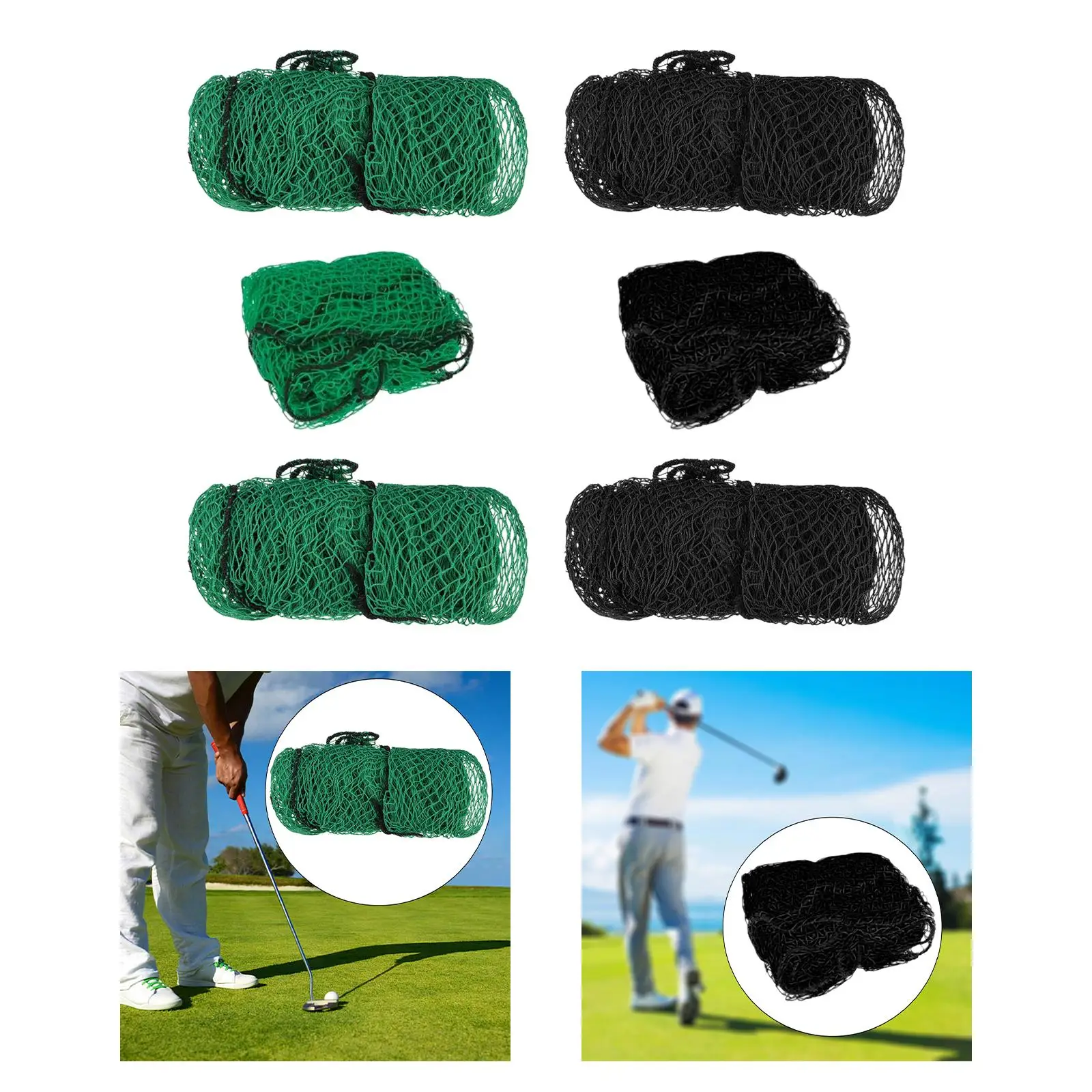 Golf Practice Net Border Net Sturdy Golf Ball Hitting Netting for Indoor Outdoor Backyard Golf Accessories Swing Training Aids