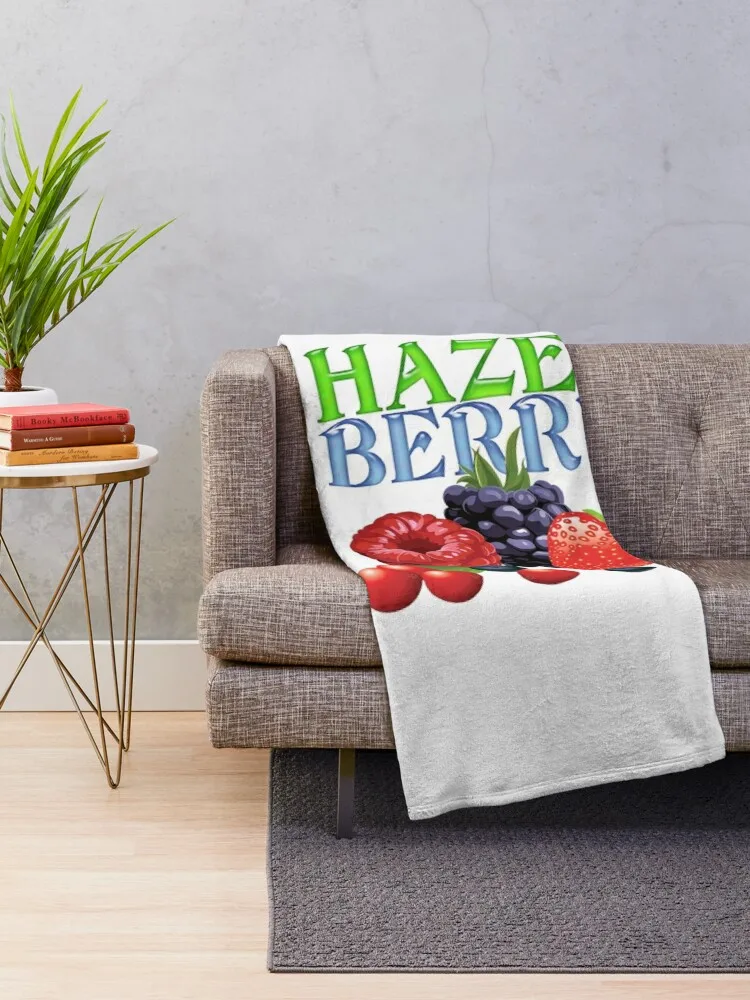 Hazel Berry Throw Blanket Beach Blanket Summer Blanket