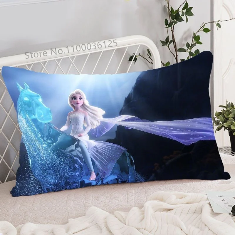 Disney Frozen Elsa Anna Girls federe Decorative/pisolino fodera per cuscino in cartone animato sul divano letto regalo per bambini 40x65 cm