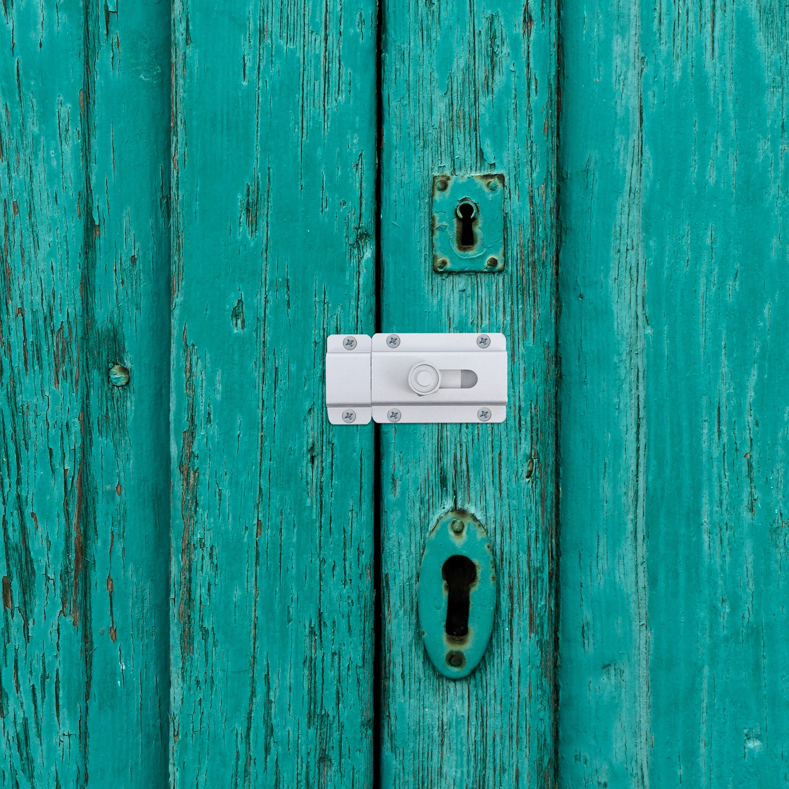 Aluminum Alloy Pin Cable 2 Pack for Sliding Doors Chain Inside Burglar Bars Secure Locks Bathroom Bedroom Cabinet Wooden Shed