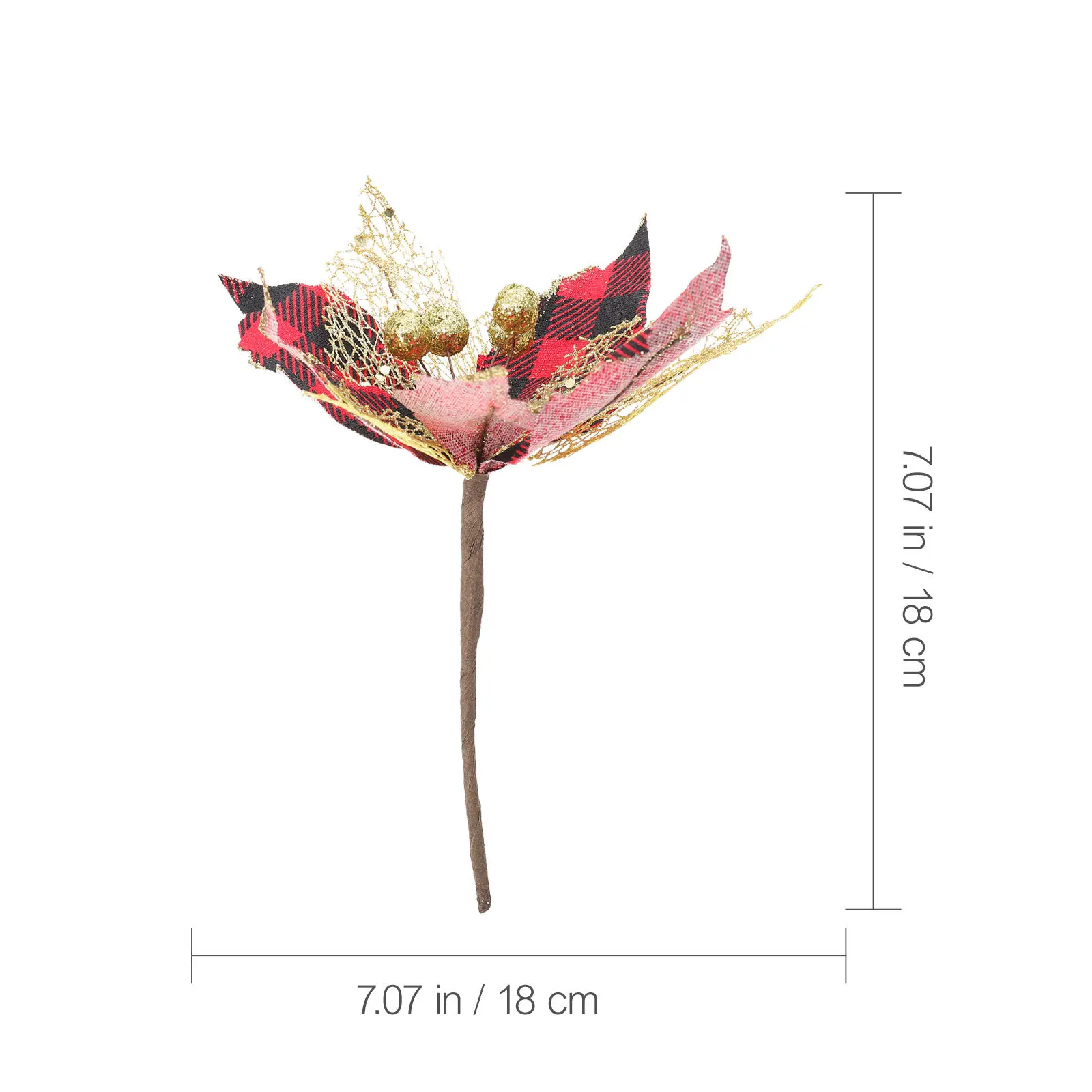 

Xmas Christmas Flower Simulation Faux Flowers Artificial Wreath Ornaments Decorations