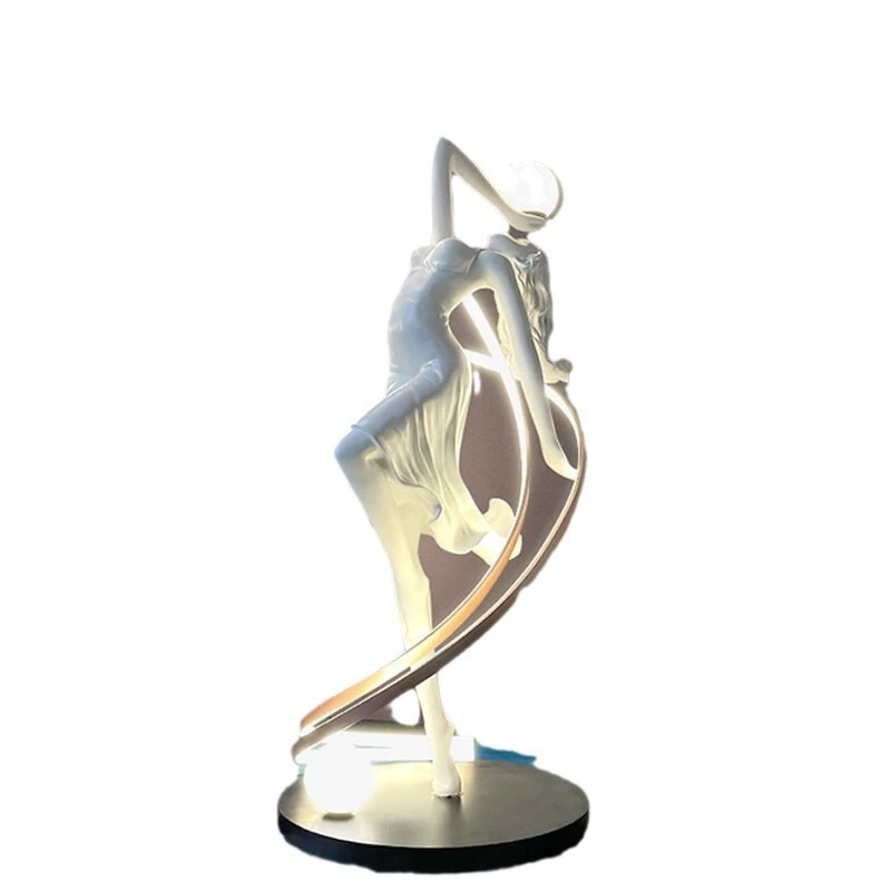 Art ornaments, abstract human figures, floor-to-ceiling hotel lobby decoration, personalized sculptures