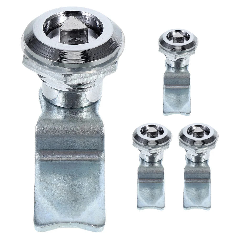 4 قطعة قفل كامة مثلث من سبائك الزنك للخزائن، تصميم جمالي سهل التركيب لقفل درج مجمع المكتب المنزلي #6