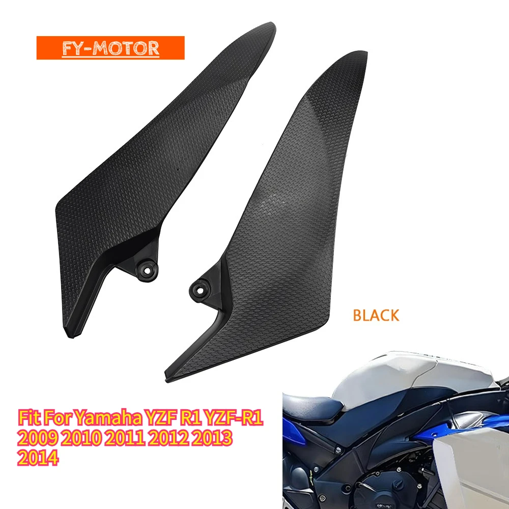 

ABS Black Plastic Tank Side Cover Cowl Panel Fairing for Yamaha YZF R1 / YZF-R1 2009-2014