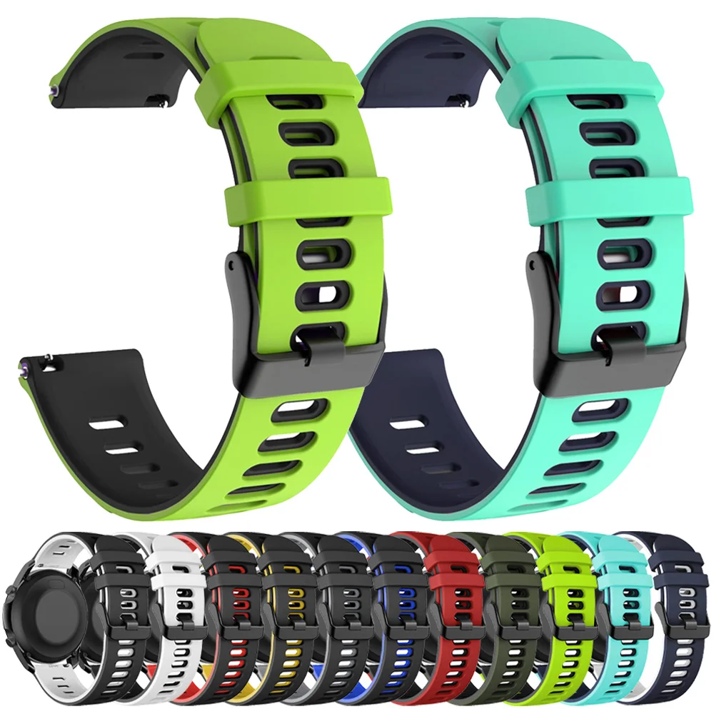 

Ремешок силиконовый для TicWatch Pro 3 Ultra, спортивный браслет для часов, GPS/LTE, для Ticwatch GTX S2 E2 E3 GTH/GTW, 20 мм 22 мм