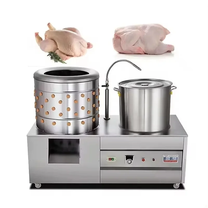 

【Best-selling】Commercial Chicken Plucker Machine Poultry Chicken Duck Feather Plucker Slaughtering Hair Peeling Machine