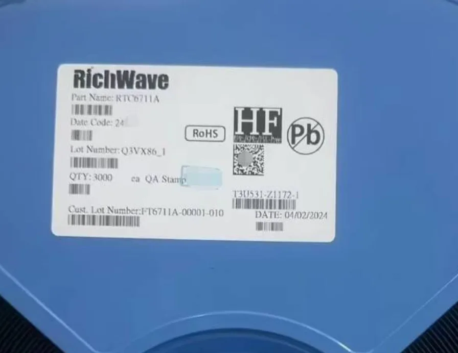 

ИС приемника RTC6711A совершенно новая и оригинальная.