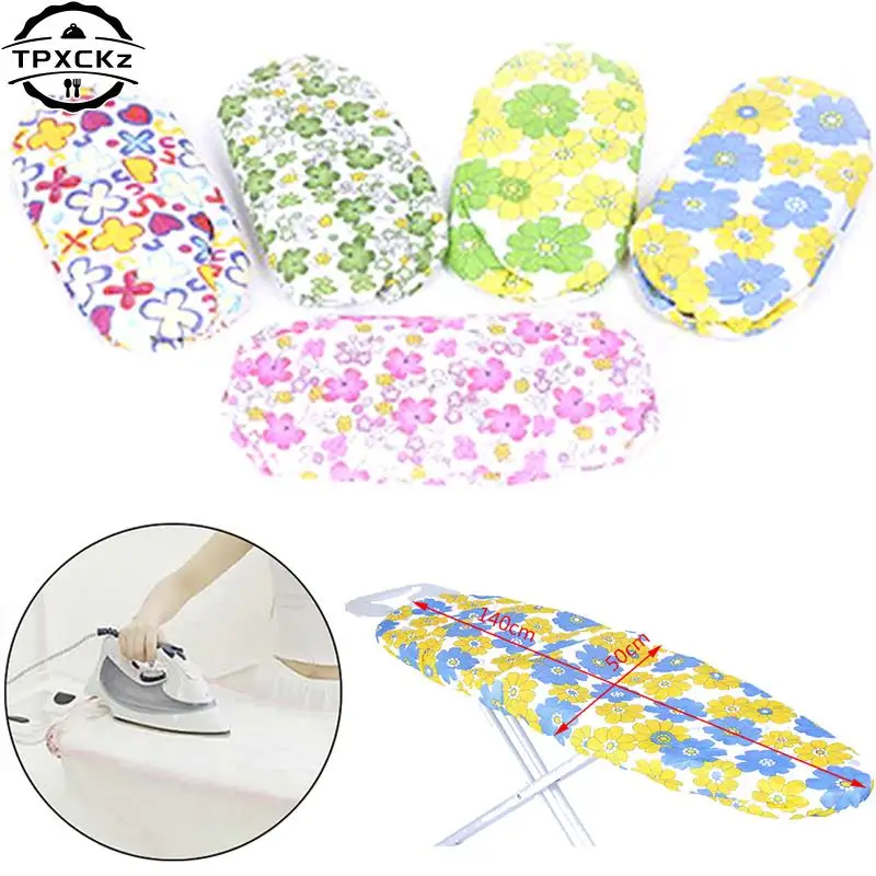 Easy Fitted Fabric Ironing Board Cover Protective Press Iron Folding For Ironing Cloth Guard Protect Garment 140*50cm