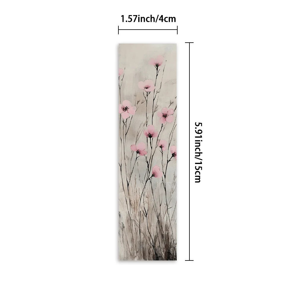 32pcs Vintage Abstract Art Herbal-Themed Bookmarks,Ideal for Teachers,Readers,and Book Lovers,Perfect Birthday and New Year Gift