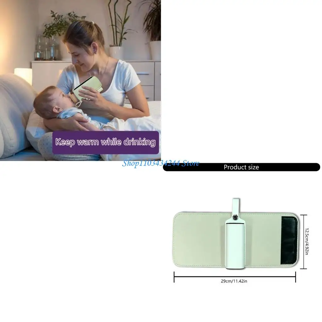 Adjustable Baby Bottle Warmer Bag Case Heat Preservation Sleeve Cordless Design