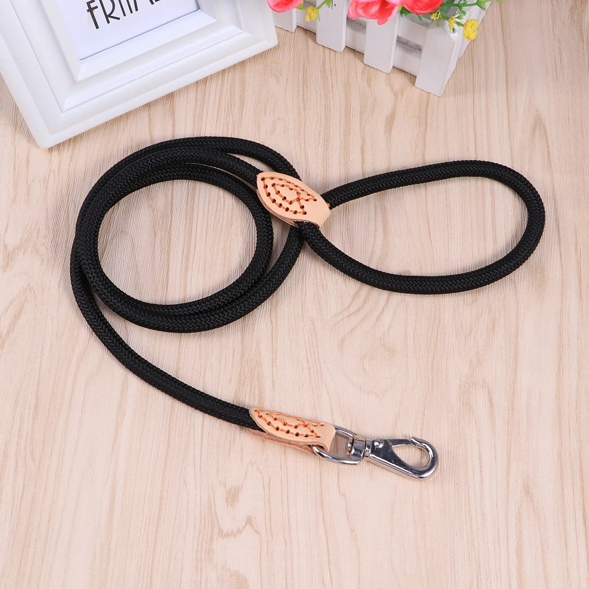 

1.25m Pet Leash Dog Rope Heavy Duty Nylon Training Leash for Active Dogs Mountain Climbing Style with Handle Sturdy