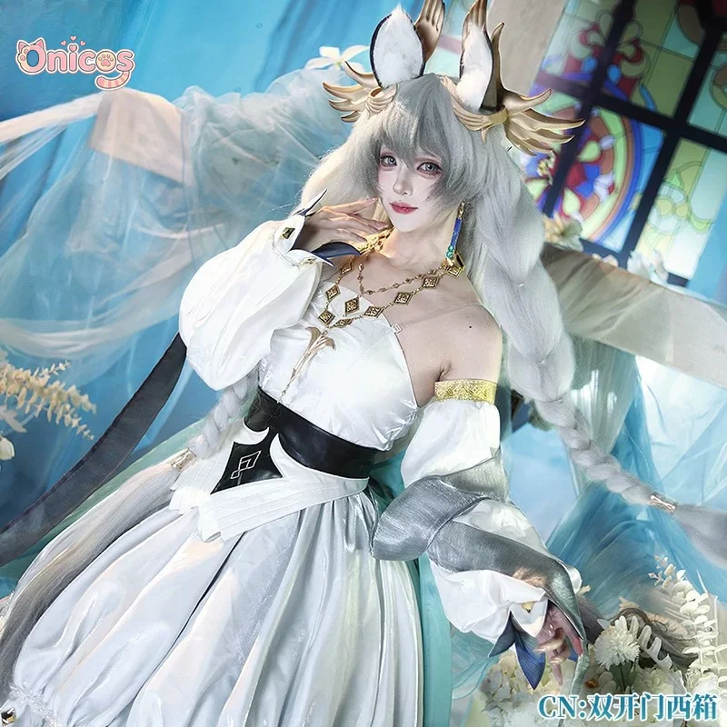 Костюм для косплея Arknights Pramanix the Prerita Ambience Synesthesia 2026, полный комплект, роскошное платье для женщин, для Comic Con, Хэллоуина