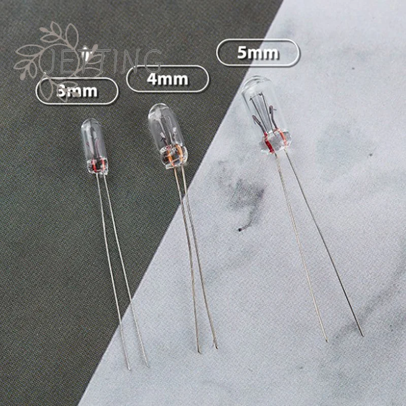 

Лидер продаж, 25 шт., 5 мм, 4 мм, 3 мм, прозрачная 12 В, мини-лампа пшеницы, риса, лампы-переключатели, индикаторная лампа, вольфрамовая лампа