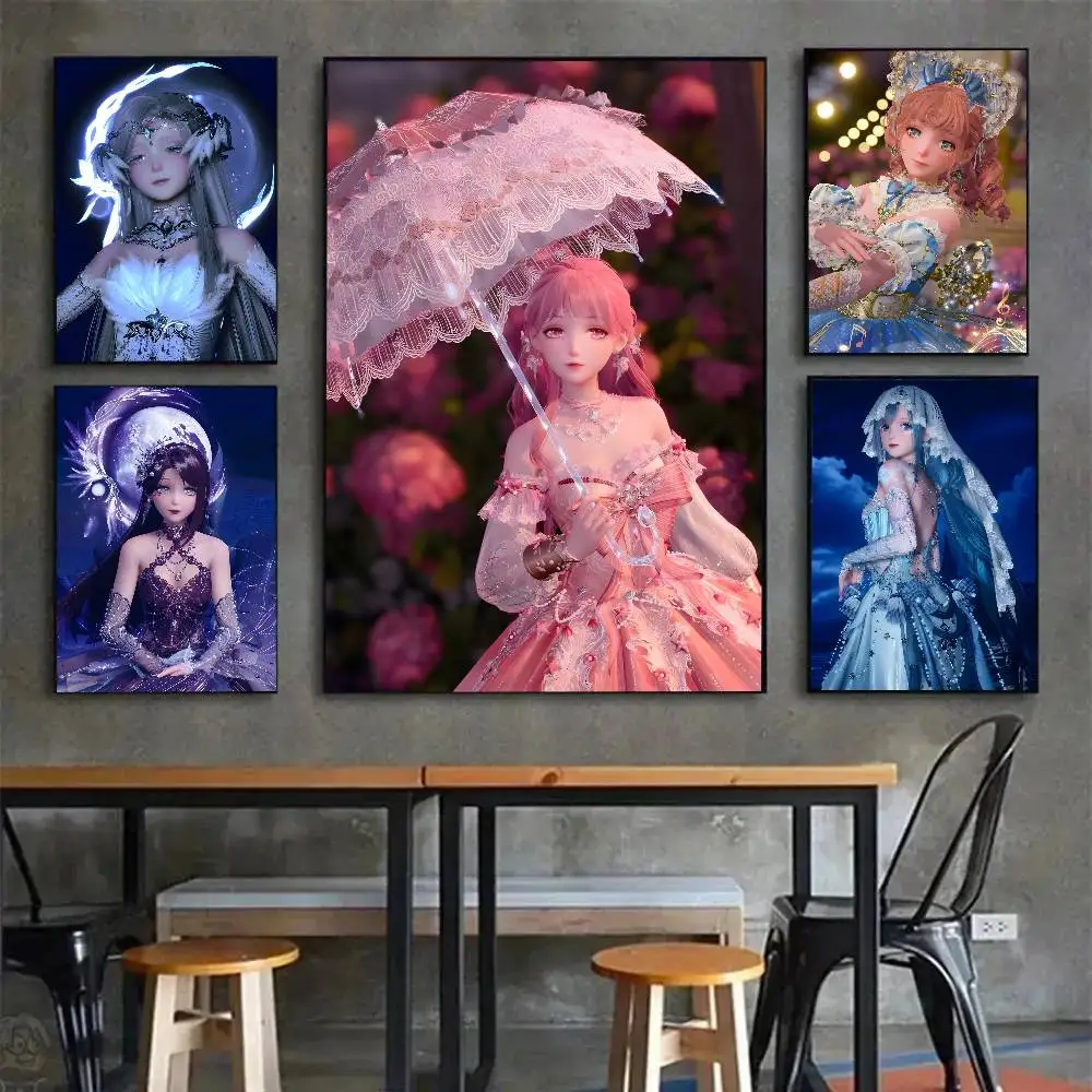 ملصق فني لملصق فيديو آي إنفينيتي نيكي مع مطبوعات لتزيين غرفة النوم وغرفة المعيشة #4