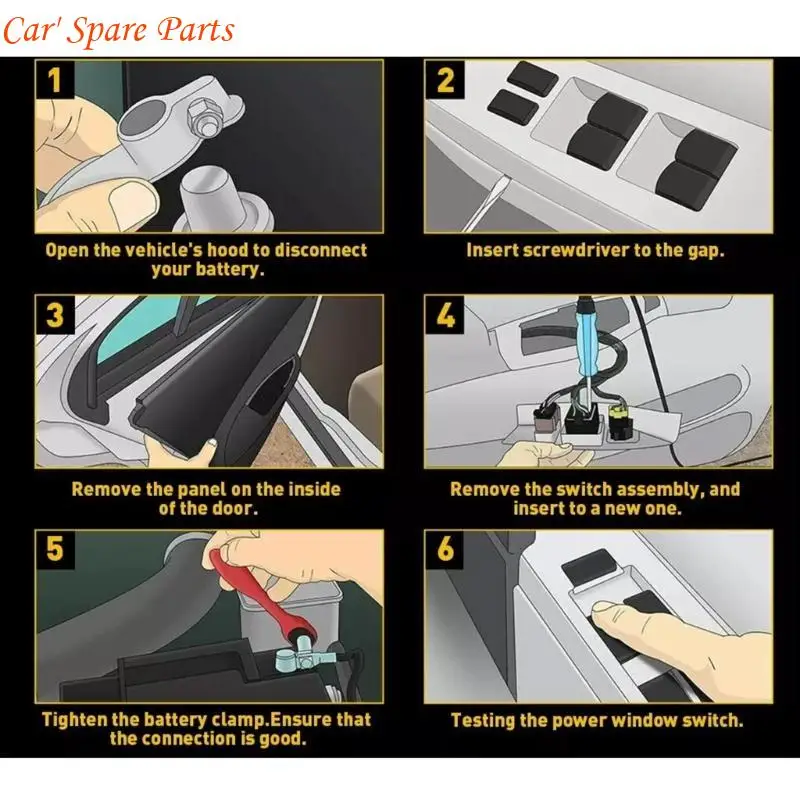 

Y4UA Электрический подъемник, кнопка переключателя окна, автомобильные аксессуары для 2010-2014 гг., переключатель управления