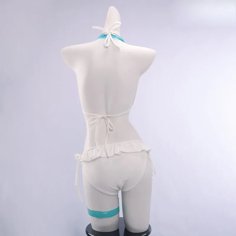 La Pluma Swimsuit Game Arknights Cosplay Costume Bikini Swimwear Anime RolePlay Women Girls Halloween Summer Holiday Outfit view 3