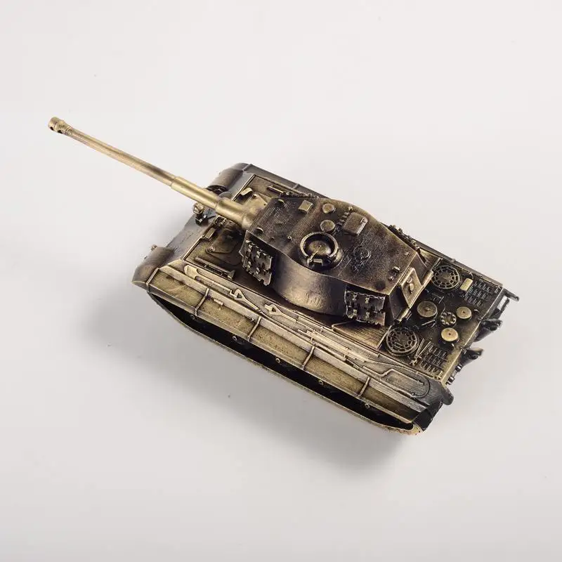 Alloy World War II German Royal Tiger heavy tank 1 / 72 all metal finished model ornaments