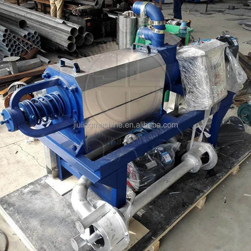 Sludge extruder dryer Cow Dung Squeezing manure Dewatering Machine