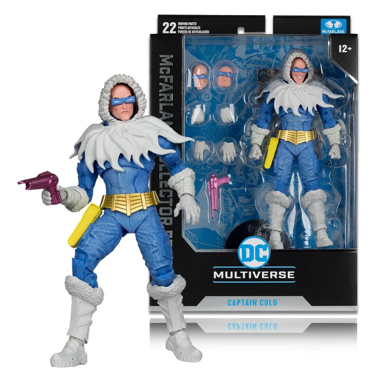 McFarlane Toys Captain Cold The Rogues 18 cm große Actionfigur Collector Edition # 30-DC-Multiverse-Modellpuppe