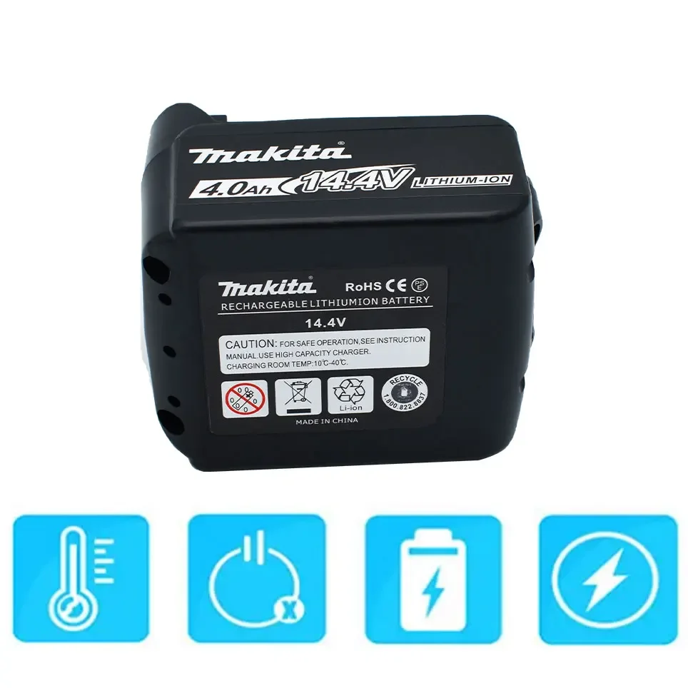 Makita BL1430 BL1415 BL1440 196875-4 194558-0 195444. 0ah 4.0Ah 5.0AH 6.0Ah 14.4V akumulator do wskaźnika LED