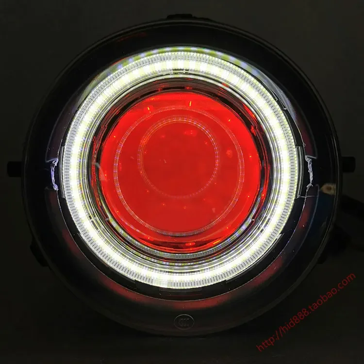 Suitable for Honda ns125la headlight assembly modified LED bifocal lens, angel eye devil eye headlight