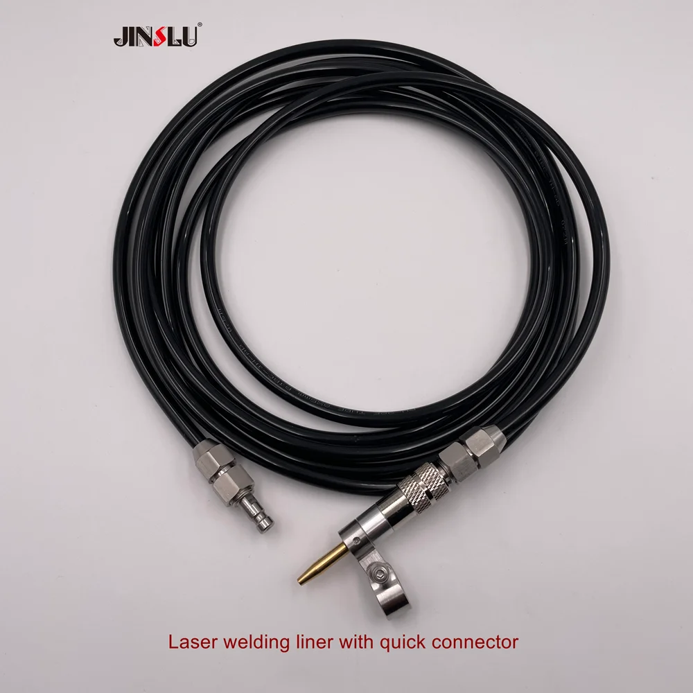 Revestimiento de alimentación de alambre de teflón o revestimiento de acero inoxidable SS304 con conjunto de alimentación de cable y conector rápido