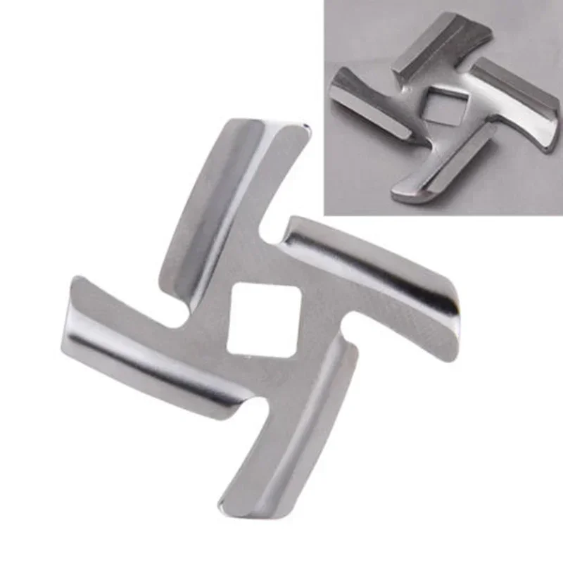 Kitchen Accessories Spare Parts With 8mm Inner Hole 1/3pcs Meat Grinder Mincer Stainless Blade Mincer view 5