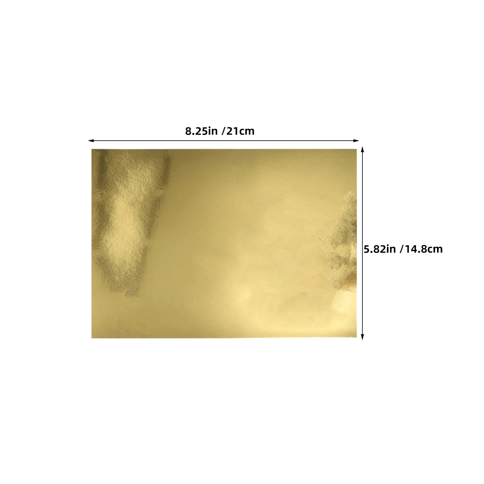 70 шт., золотая зеркальная картонная бумага A5, металлические светоотражающие листы для рукоделия, декоративные приглашения для скрапбукинга, детское искусство