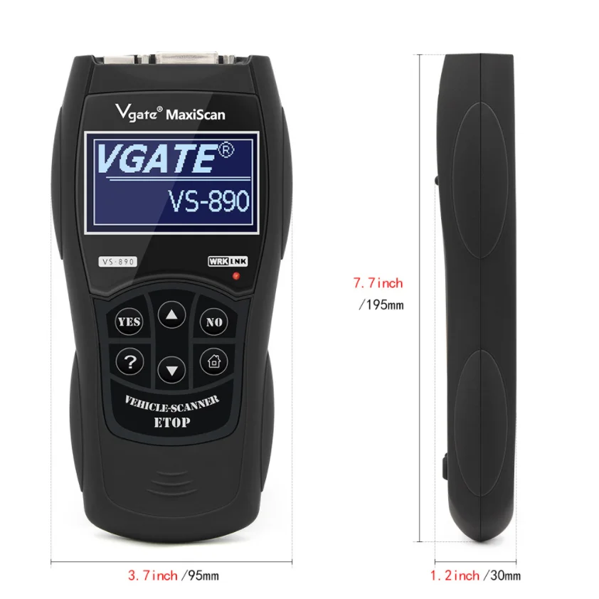 Picture 4: 2025 Newest Versions VS 890 OBD2 Diagnostic Scanner VS890 SCAN Tool VS 890 CAN-BUS Multi-Languages OBD 2 Car Code Reader