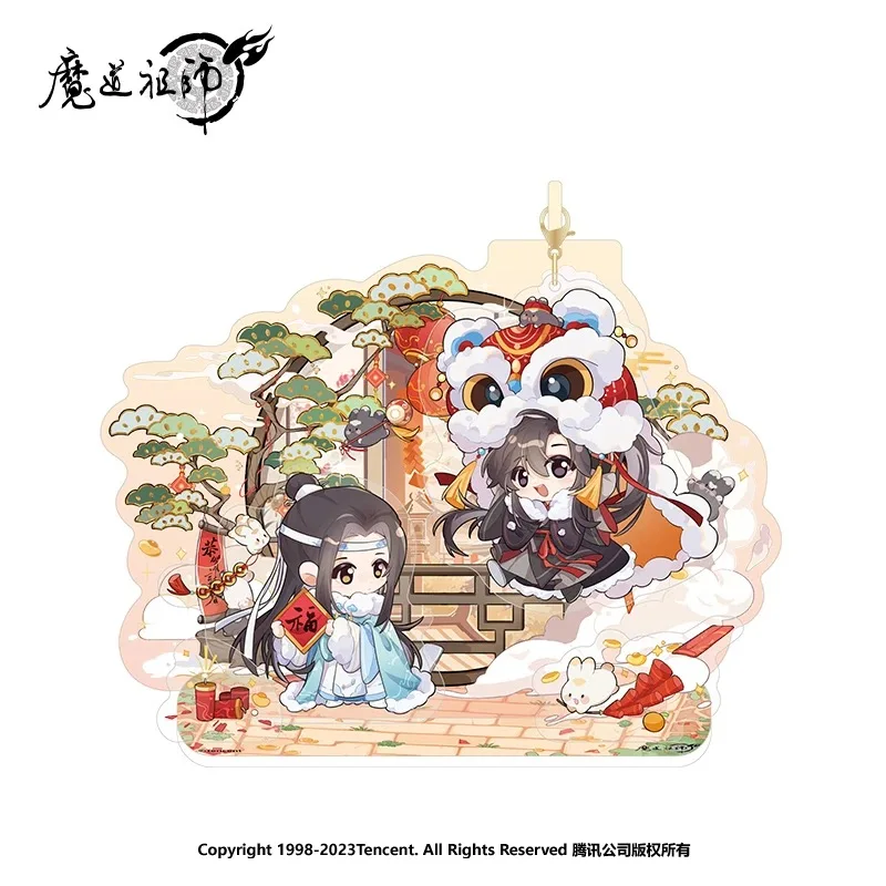 الرسوم المتحركة مؤسس شيطان سعيد كل يوم السنة الجديدة سلسلة شارة تذكرة كعب أنيمي المحيطة