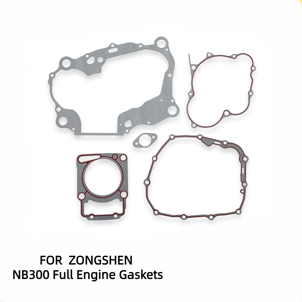 Для ZONGSHEN NB300 мотоцикла, полные прокладки двигателя, цилиндр, картер, уплотнение сцепления зажигания, аксессуары, детали ZS174MN-5 Для ZONGSHEN NB300 мотоцикла, полные прокладки двигателя, цилиндр, картер, уплотнение сцепления зажигания, аксессуары, детали ZS174MN-5