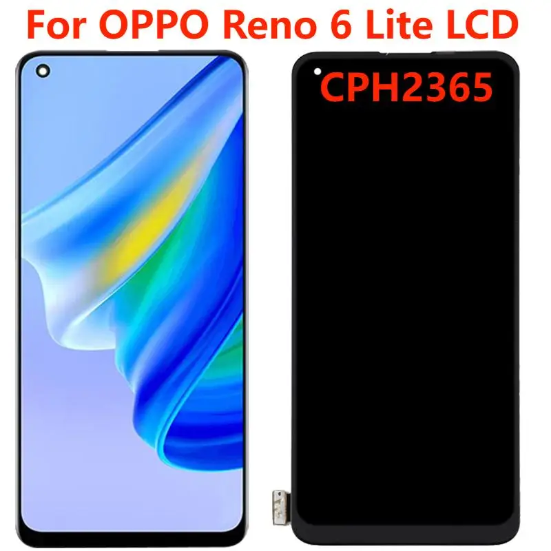 

6.43"AMOLED For Oppo Reno6 Lite CPH2365 LCD Display With Frame Original For Oppo Reno 6 Lite LCD Touch Screen Digitizer Assembly