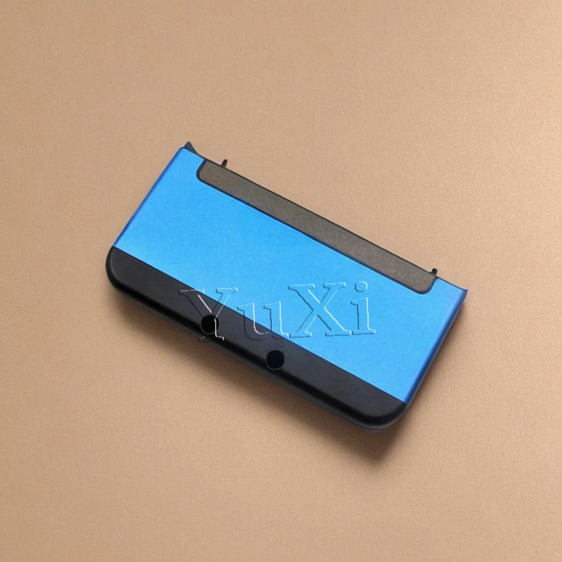 YuXi 1 buah untuk New 3DS XL LL casing cangkang pelindung kotak keras aluminium penutup pelindung atas dan belakang casing bawah atas
