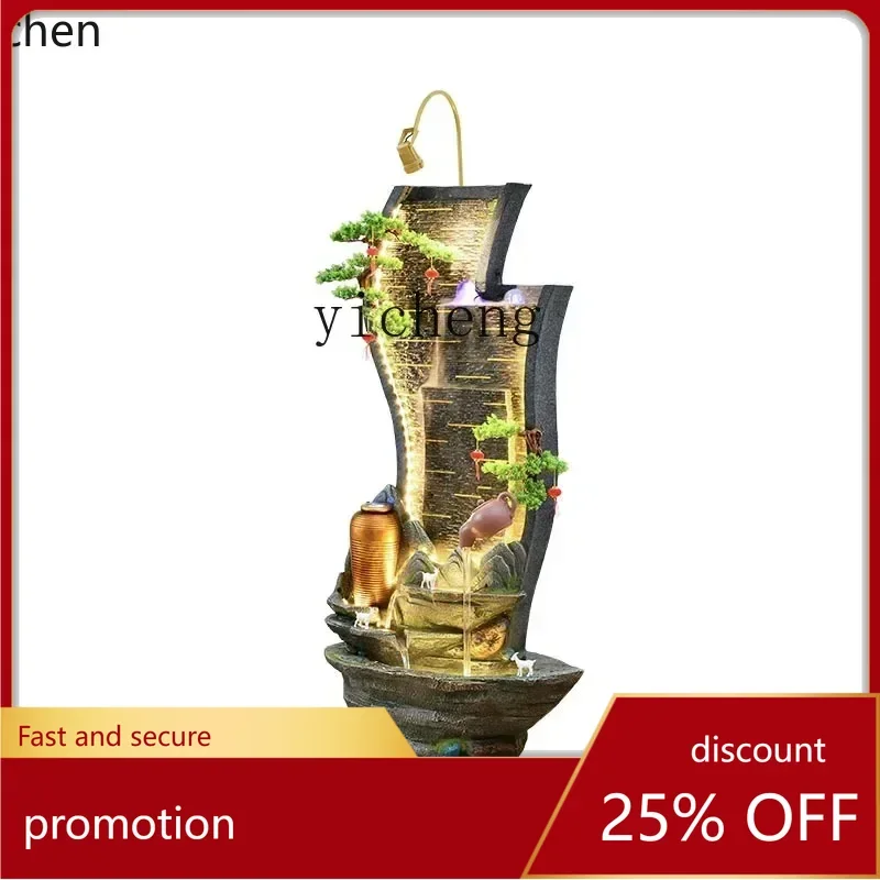 

ZML Chinese rockery flowing water fountain home landscaping ornament floor water feature decoration