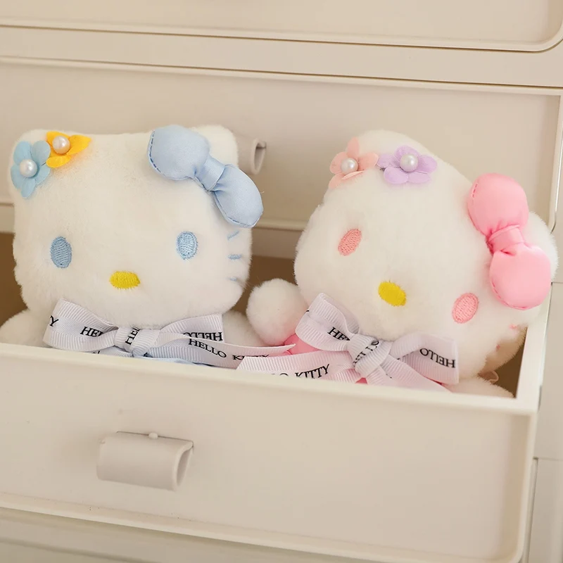 Sanrio Hello Kitty Pluche Meisje Sleutelhanger Hanger Kuromi Cinnamoroll Kids Hello Kitty Knuffels Meisje Sleutelhanger Rugzak Geschenken