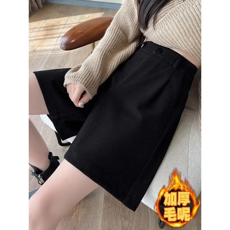 하이웨이스트 A라인 수트 여성 캐주얼 와이드 레그 팬츠 봄 여름 블라 아우터웨어 TT885