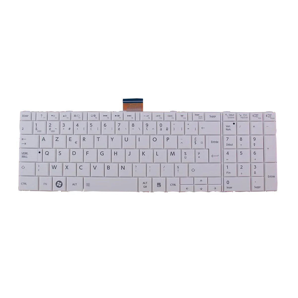 Imagem -03 - Siakoocty Novo Azerty Francês Teclado para Toshiba Satélite C850 C855d C850d C855 C870 C870d C875 C875d Portátil Francês Teclado wh