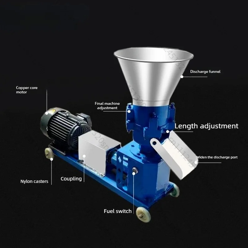 Farm Equipment Feed Pellet Machine Cattle, Sheep, Rabbit, Chicken, Duck, Goose, Lobster, Fish Food Pelletizer